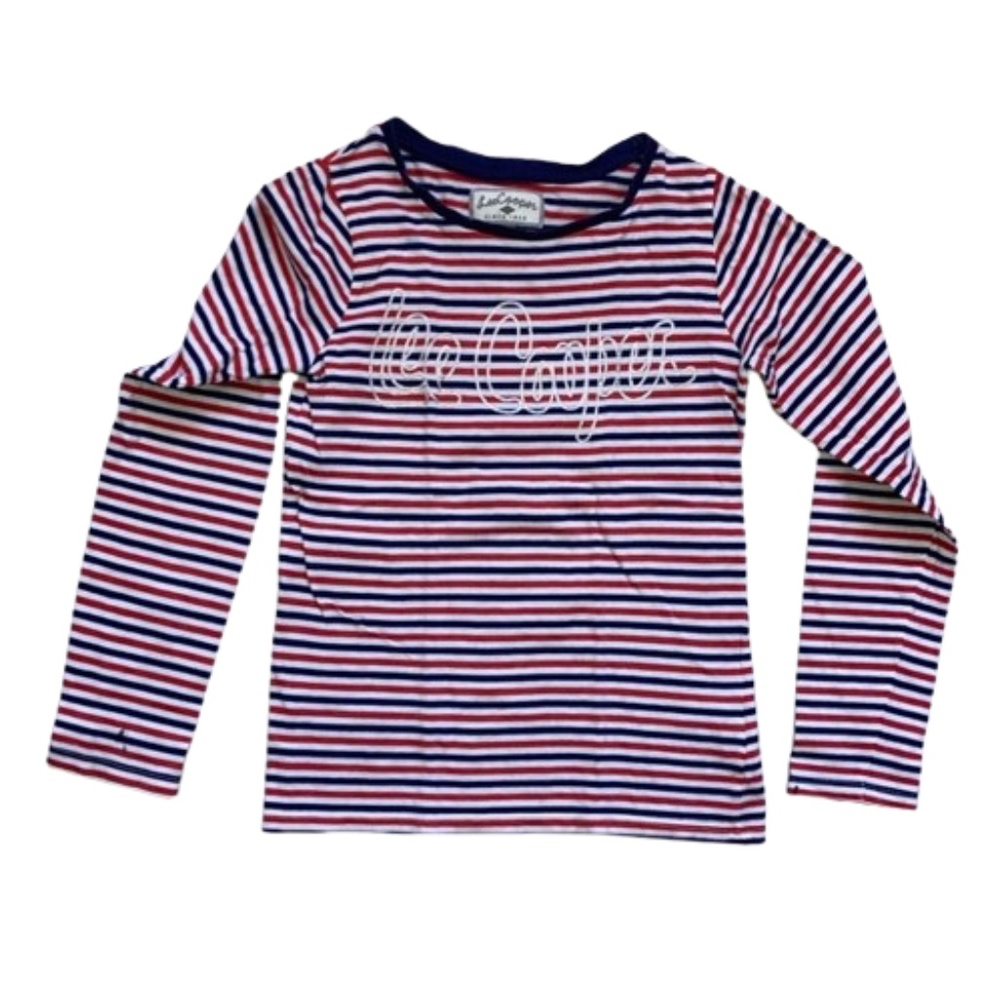 LEE COOPER Cotton long sleeve striped red white blue USA France